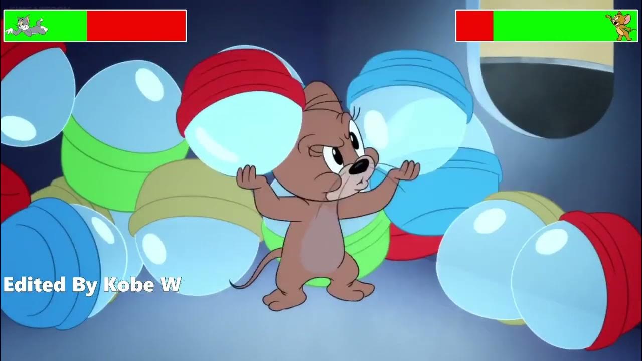 Tom and Jerry (2021) On a Roll Animated Short with healthbars YouTube