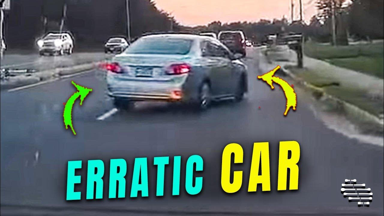 Car Cut Off by Another That’s Making an Erratic Turn - YouTube