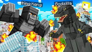 GODZILLA vs KING KONG in MINECRAFT!