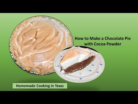 How to Make a Chocolate Meringue Pie with Cocoa Powder hqdefault