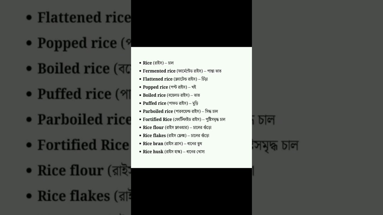 what is rice?