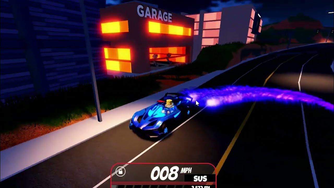 Blue Fire Drift test in Jailbreak YouTube