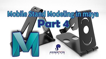 Mobile Stand 3d Modeling in maya part 4 | Maya modeling for beginners | Hard surface modeling maya