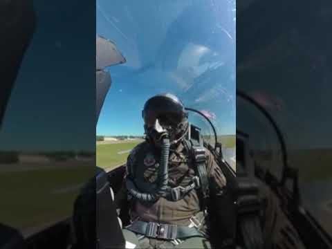 IndyCar Driver Conor Daly Rides in the Back of an F-16 | Unrestricted Climb Takeoff