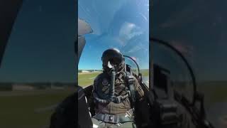 IndyCar Driver Conor Daly Rides in the Back of an F-16 | Unrestricted Climb Takeoff