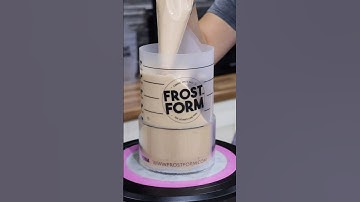 Even with cookies in the ganache, this cake is SMOOOOOTH thanks to Frost Form!! www.frostform.com