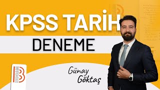 KPSS Tarih Deneme 8 - Günay GÖKTAŞ screenshot 5