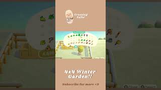 Making Mini Builds in ACNH - Winter Garden! #acnhdesign #acnhspeedbuild #acnhinspo #acnhidea #acnh