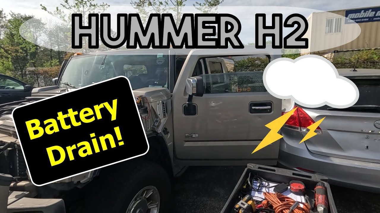2004 hummer H2 6.0L Battery draw | Fixed.
