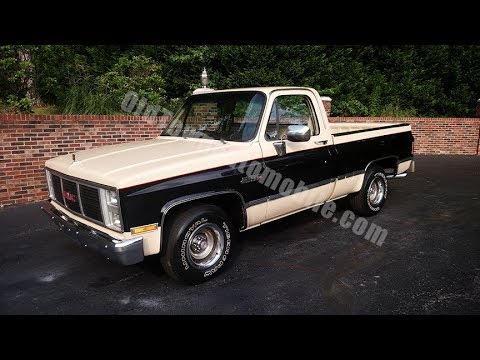 1987 GMC Sierra Classic Shortbed Truck for sale Old Town Automobile in Maryland - YouTube