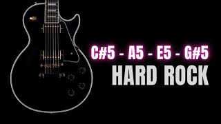 solo guitar practicing backing track C#5 A E G#5 | 100 bpm