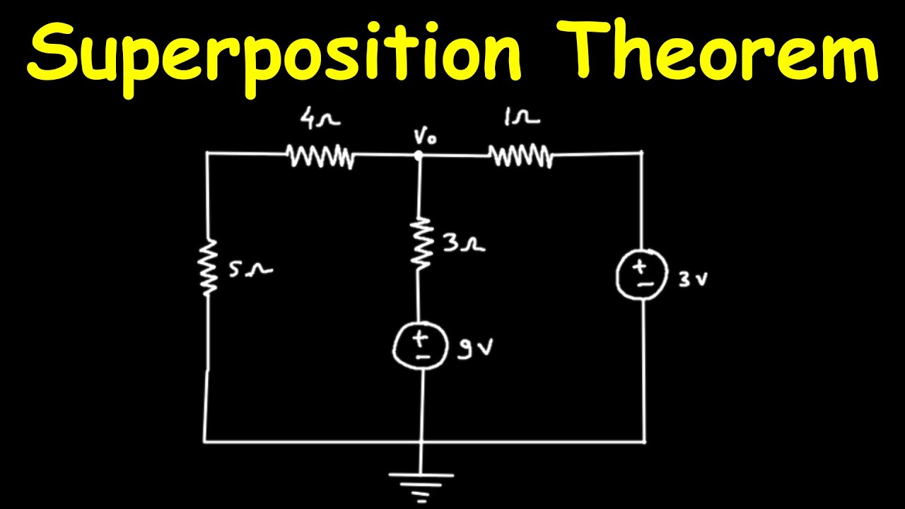 Superposition Theorem Explained: Step-by-Step Circuit Analysis Example ...