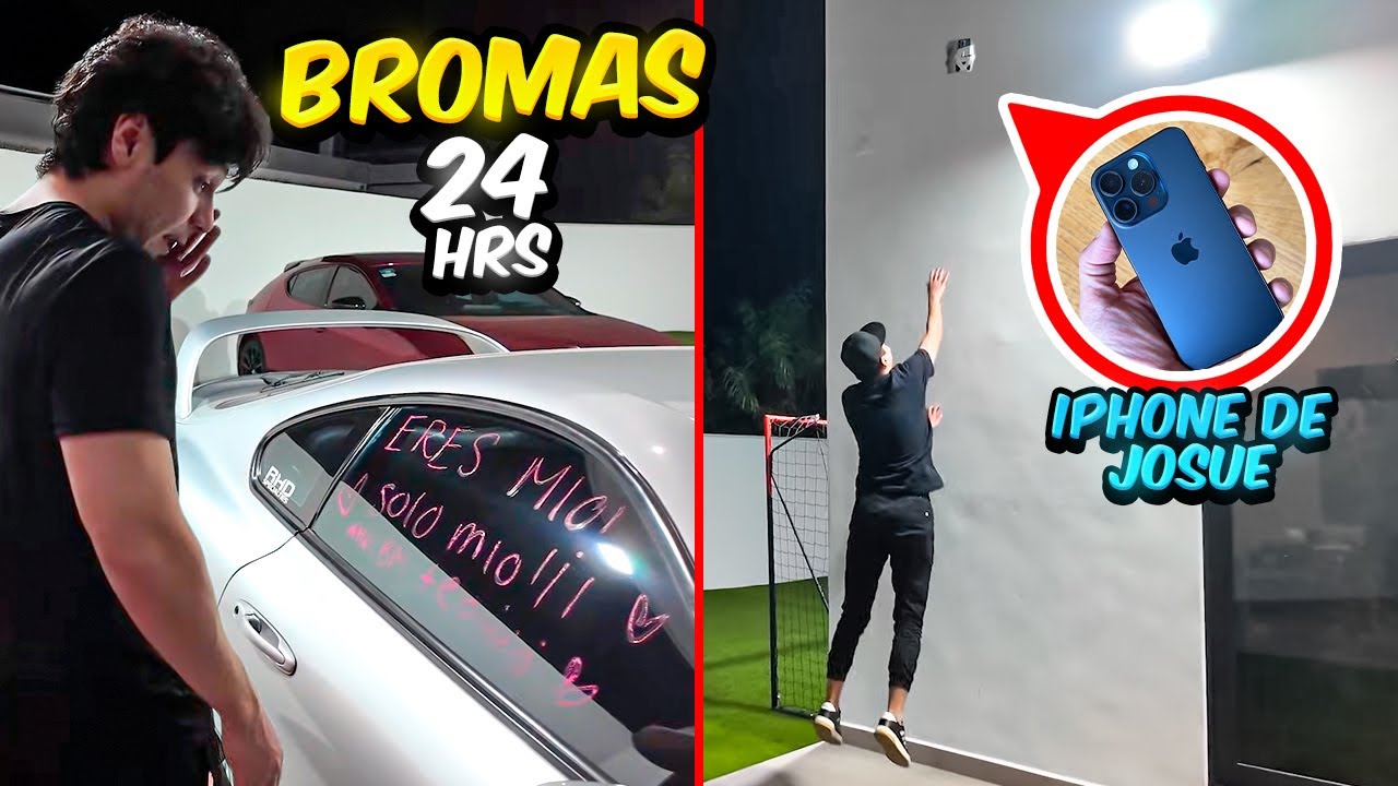 24 HORAS DE BROMAS PESADAS A YAIR17 Y JOSUÉ - Barbie Pvm