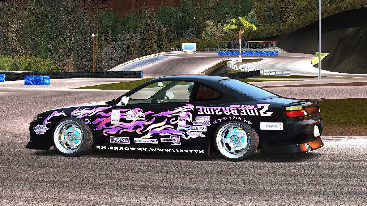 Assetto Corsa - Side By Side Nissan Silvia S15 drift on Irohazaka.