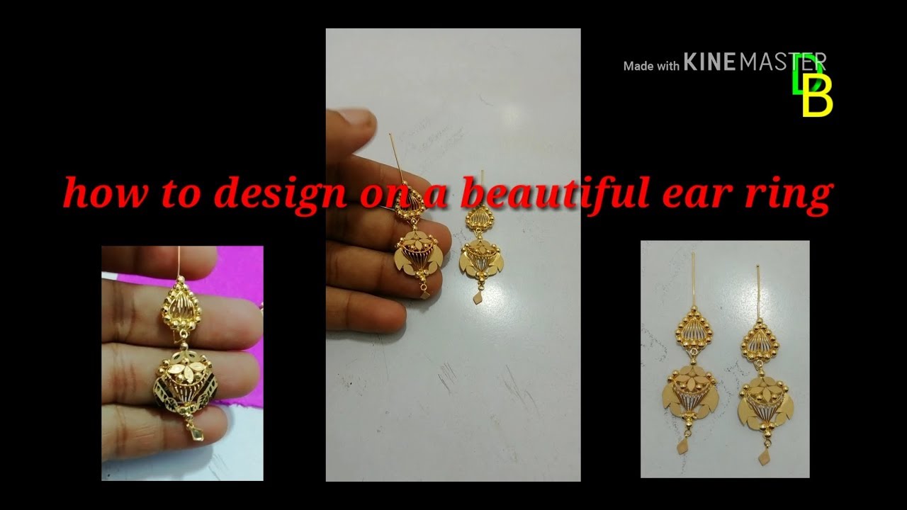 🔥Beautifull ear ring design makeing - YouTube