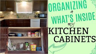 Cleaning And Organizing My Kitchen Cabinets Whats Inside My Kitchen Cabinets