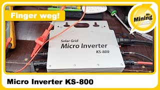 Dieser Micro Inverter(BKW) ist einfach nur Schrott Finger wegFindet den Arbeitspunkt einfach nicht?