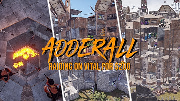 ADDERALL COMEBACK WIPE PROGGRESSION - RAIDING THE ENTIRE SERVER FOR A $200 BOUNTY // VITAL EU MAIN