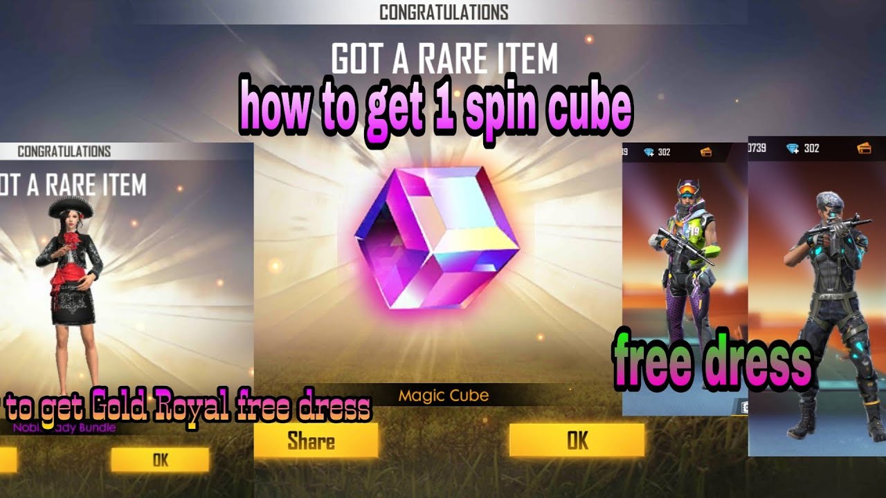 How to get Magic Cube/ 1 spin Magic Cube trick
