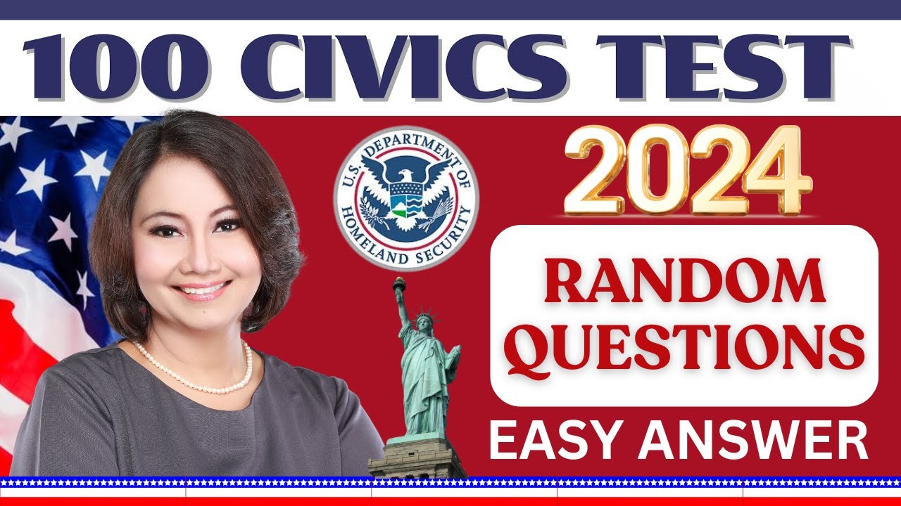 2024 Random 100 Civics Questions and Answers by Group: US Citizenship ...