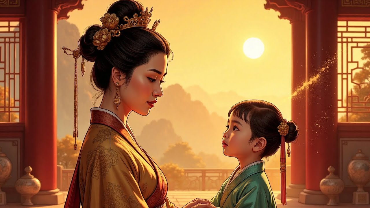 Después de escuchar los adorables pensamientos de su bebé, la Emperatriz se rindió.