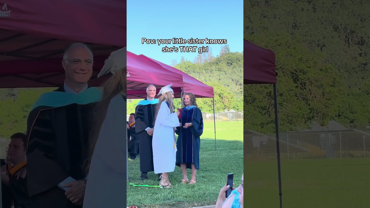 I Can T Believe She Did This At Her GRADUATION Graduation Sister Graduate Family Waitforit