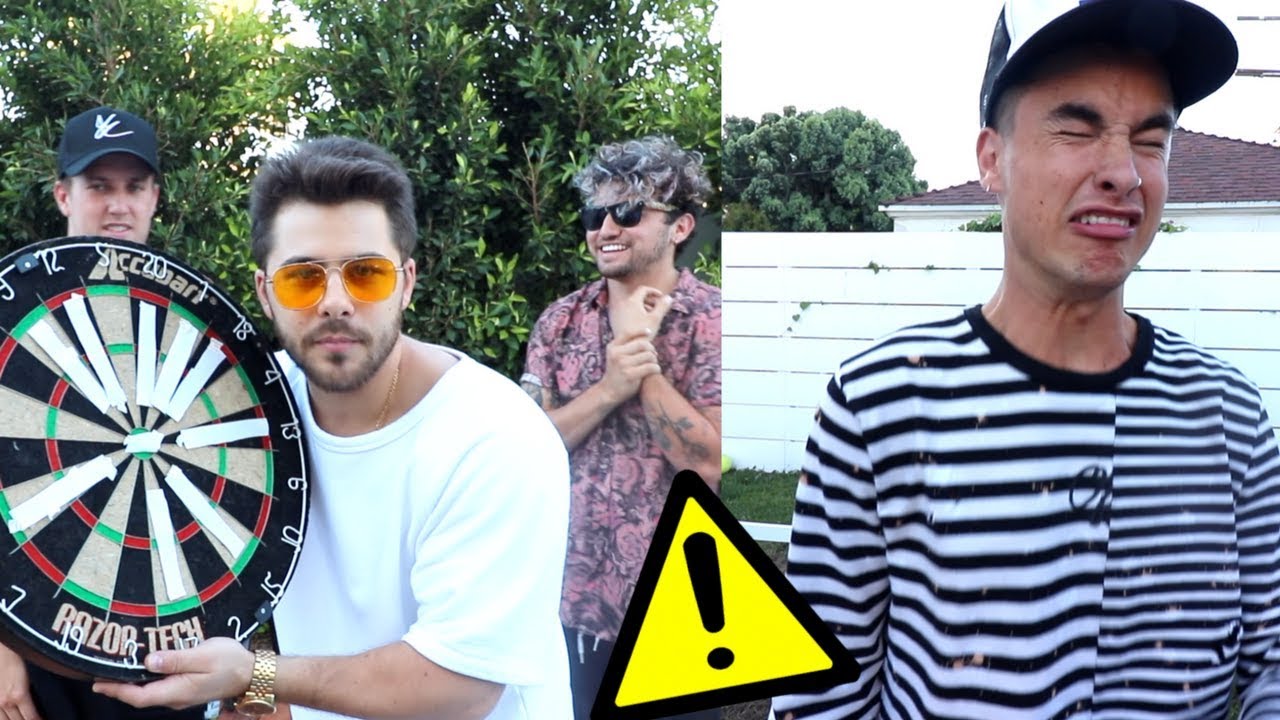 ShotRoulette (Dart Edition) при участии Kian Lawley, Jc Caylen, Corey Labarrie