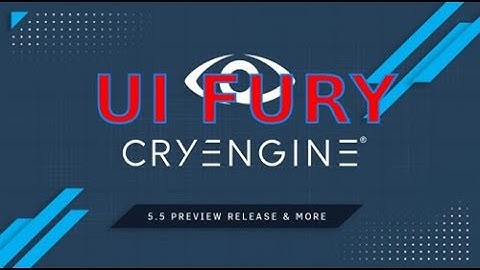 UI Fury + Cryengine 5.5 - Introduction - Early tests