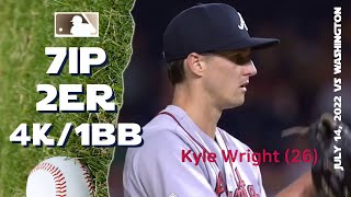 Kyle Wright | July 14, 2022 | MLB highlights