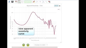 Preprocessing EM data in the TDEM Geomodel web app