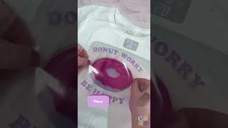 How to put Multiple Layers of Iron-On Vinyl on a Shirt