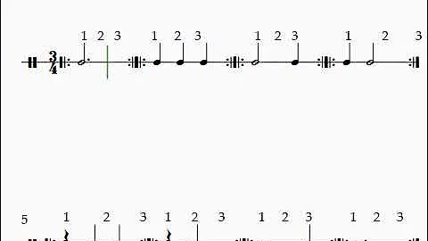 2. Basic Rhythmic Elements in 3 4