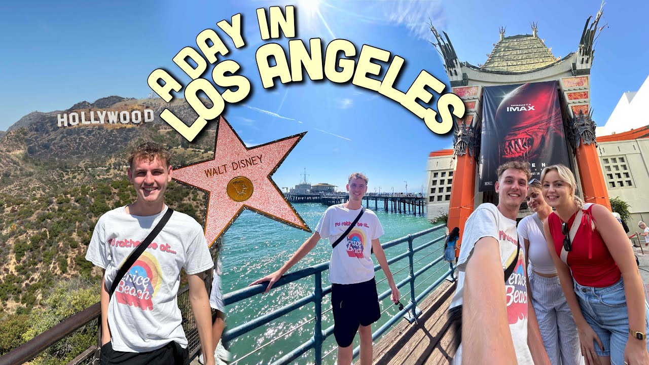 OUR HOLLYWOOD & LOS ANGELES TOUR DAY! - WALK OF FAME - CHINESE THEATRE ...