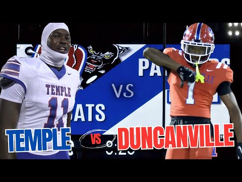 Duncanville (#2) vs Temple 🔥 TXHSFB Round 1 | MUST SEE PLAYOFF ACTION 👀