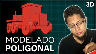 🤨 TUTORIAL de MODELADO POLIGONAL para PRINCIPIANTES en 3D MAX 🟢🤯 ESCENA CARRITO - PARTE 2🤩