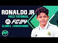 Ea fc 24 ronaldo jr face pro clubs clubes pro face creation  career mode  lookalike cr7