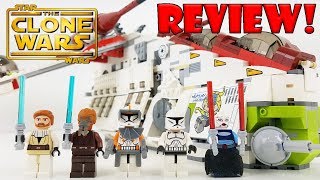 LEGO Star Wars Review: 7676 Republic Attack Gunship (2008 Set) (The Clone Wars)