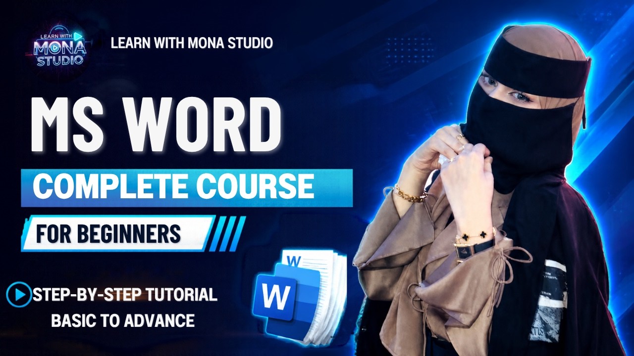 MS Word Full Course | Microsoft Word Complete Tutorial for Beginners ...