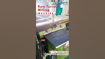 Ram Turret Milling Machine #drilling #millingmachine #boring #heavydutymachinery #industrialmachine