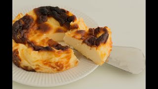 Basque Burnt Cheesecake (ချိစ်ကိတ် အလွယ်ဆုံးနည်း)