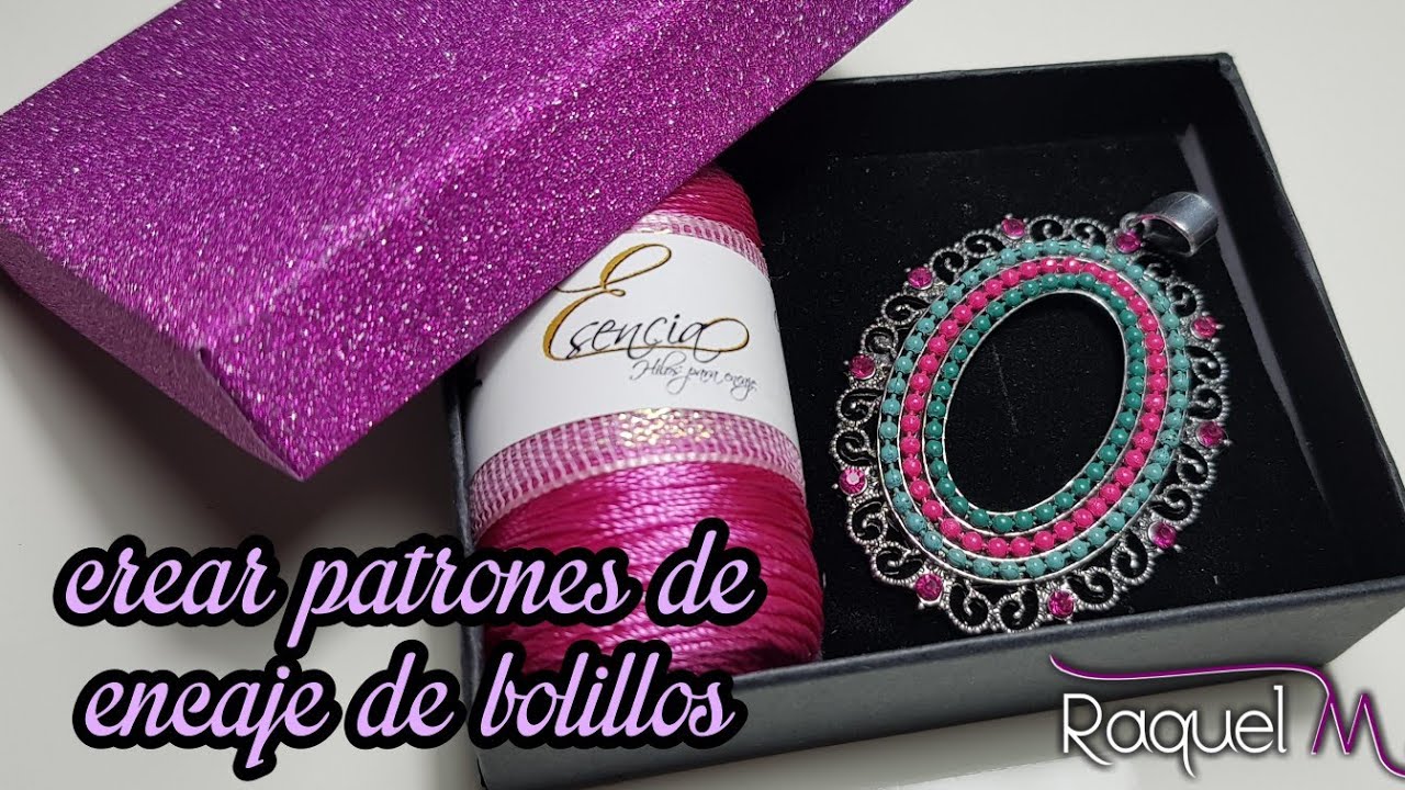 Como crear patrones para Joyas de encaje de Bolillos - Raquel M. Adsuar Bolillotuber