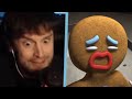 Guy does Gingy impression and scares himself from it