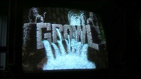 Taito Growl arcade game intro, original PCB not MAME