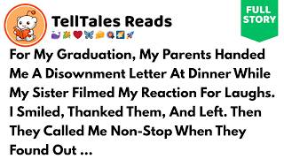 For My Graduation, My Parents Handed Me A Disownment Letter While… Reddit Relationship Stories