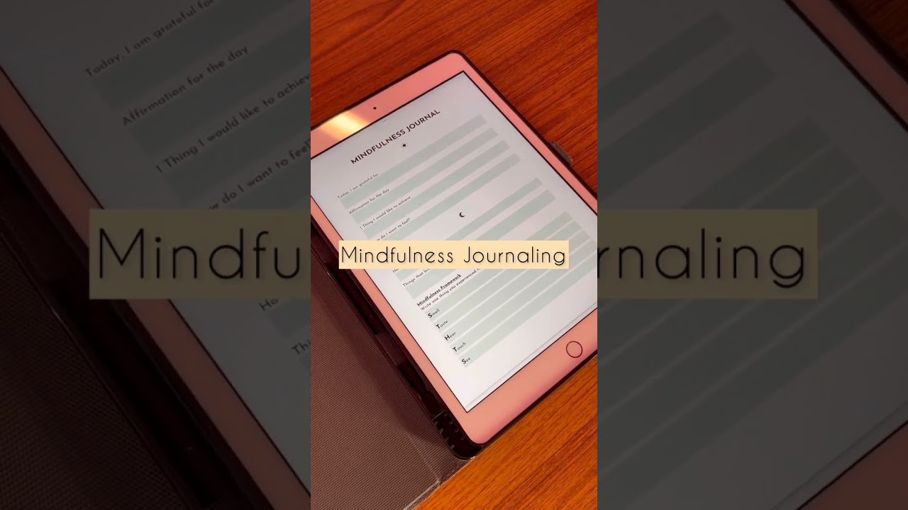 My Daily Mindfulness Journal.