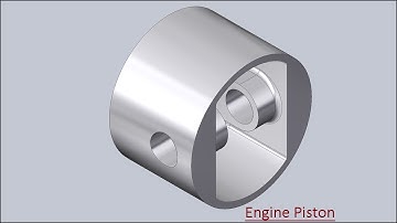 Engine Piston (Solid Edge Tutorial)