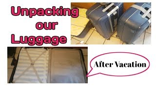 Unpaked my Luggage | Luggage after Vacation | Filipina life in Germany