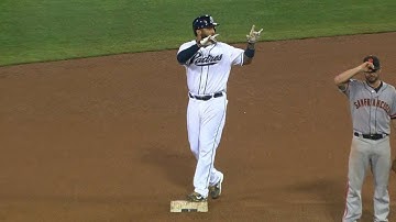 SF@SD: Kemp ties the game with an RBI double to left