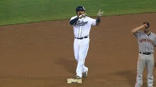 SF@SD: Kemp ties the game with an RBI double to left