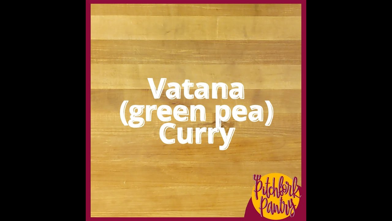Vatana (green pea) Curry YouTube